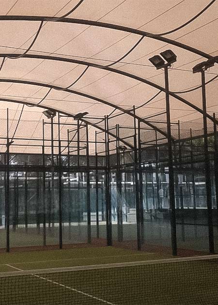 copertura padel campi indoor