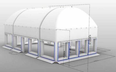 Coperture gonfiabili pneumatiche e costi dell’elettricità azzerati